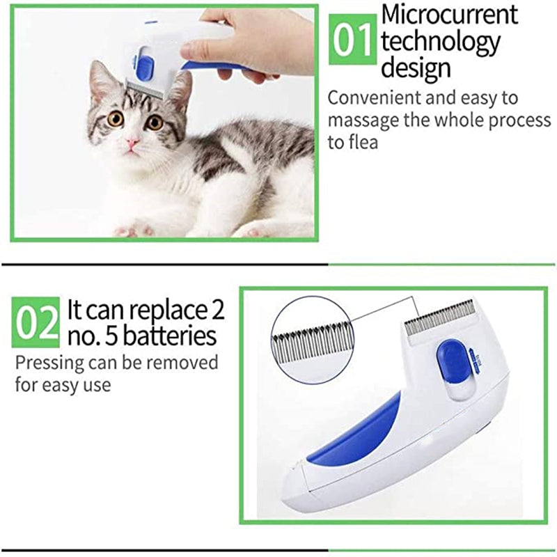 Electric Pet Anti-Flea Comb