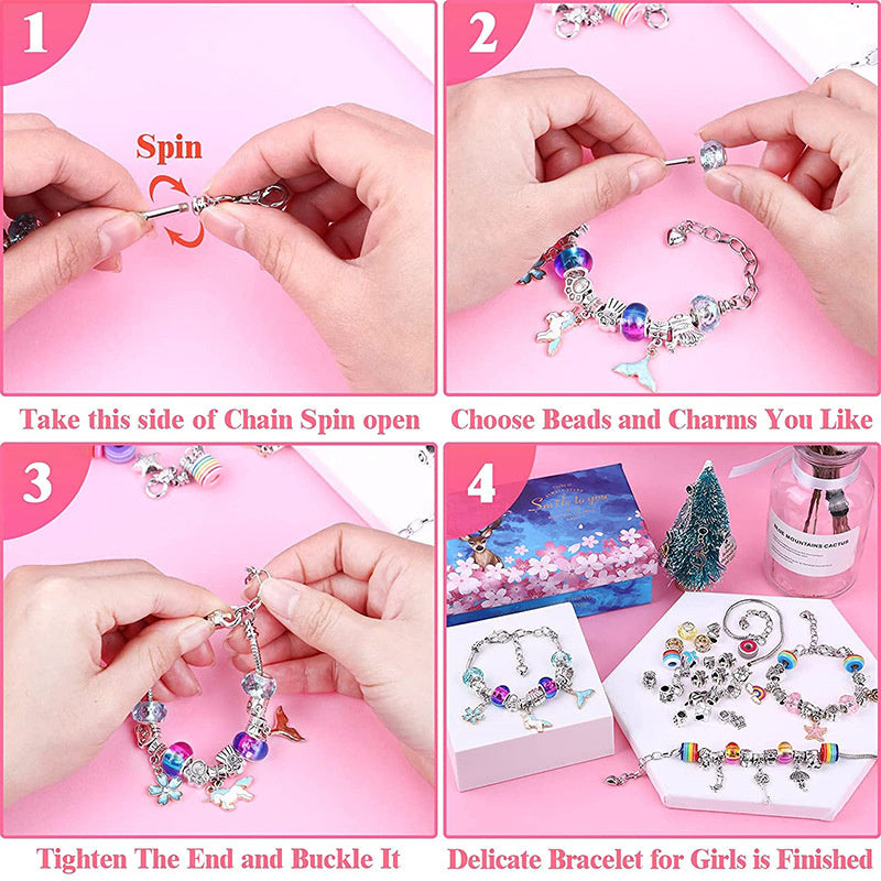 Jewelry Charm Kit with Hundreds of Pieces (various colors & sets)