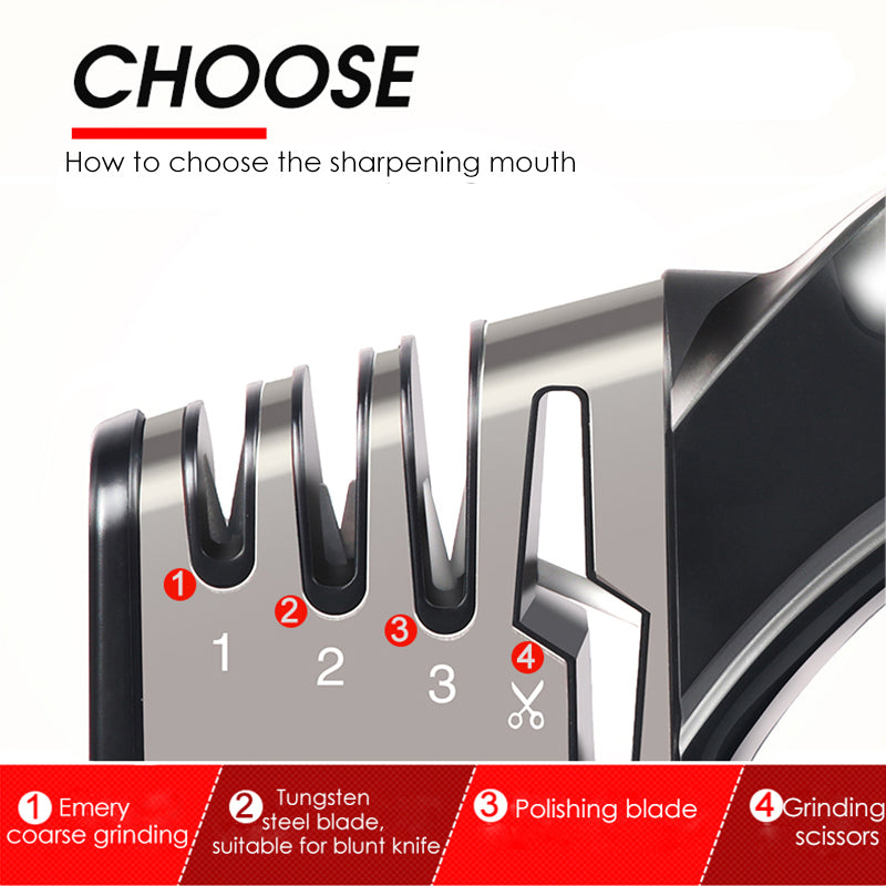 Manual Kitchen Knife Sharpener