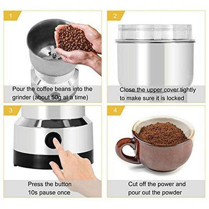 Compact Electric Multipurpose Coffee Grinder