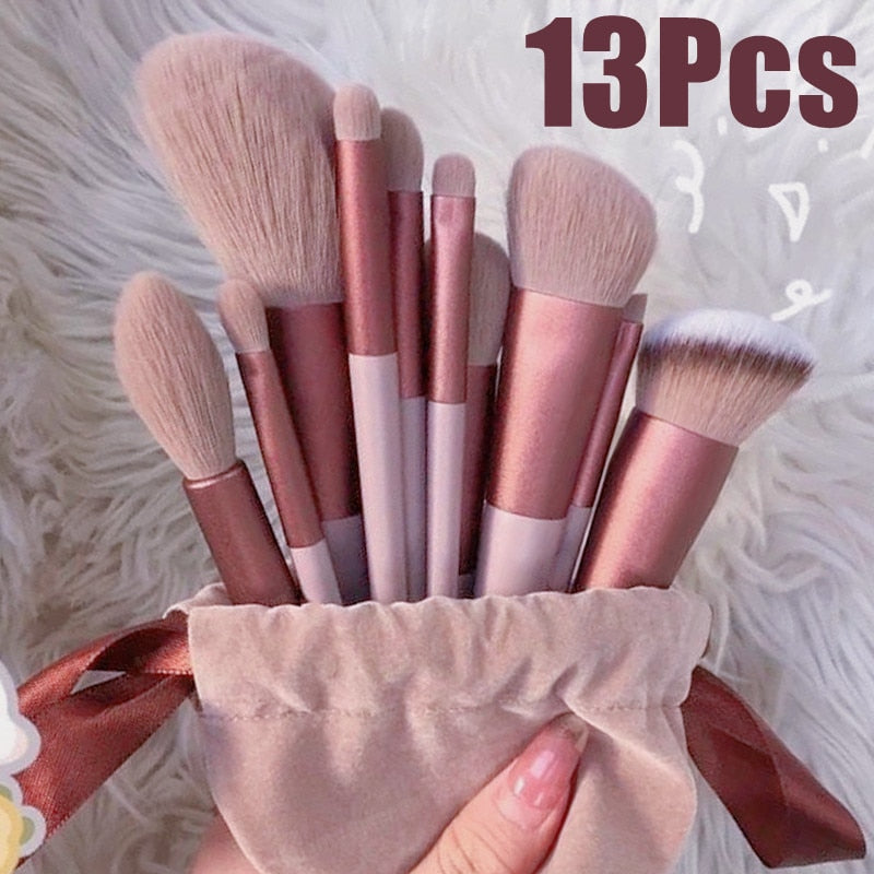 13 Piece Makeup Brush Sets (various colors)