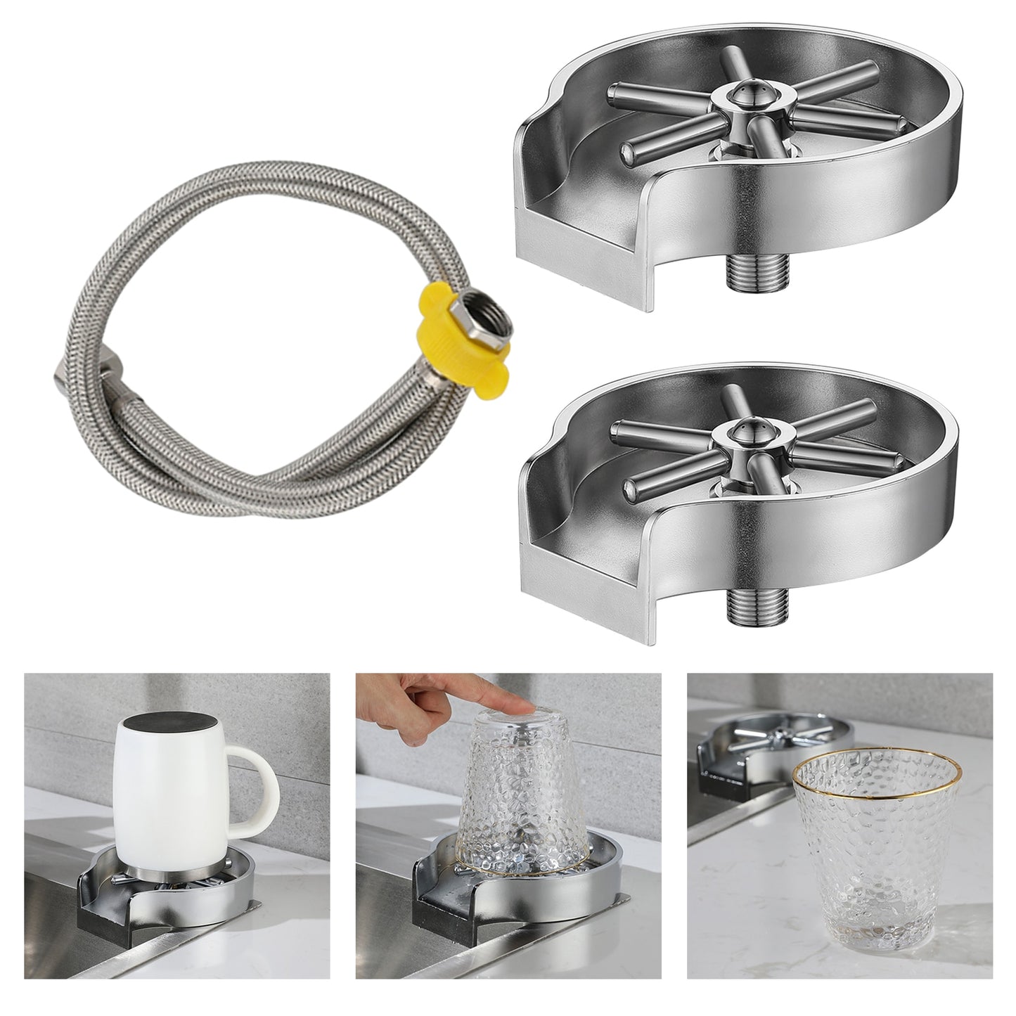 Cup Rinser for Kitchen Sink