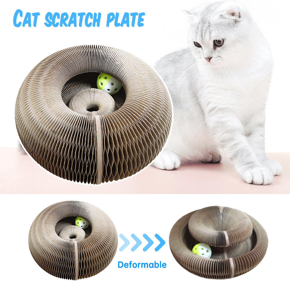 2-in-1 Cat Scratching Toy