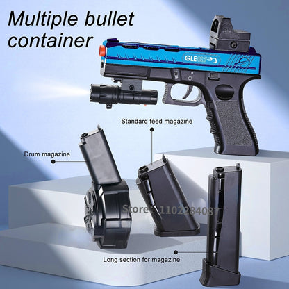 2-in-1 Airsoft Splatter Ball Electric Toy Gun