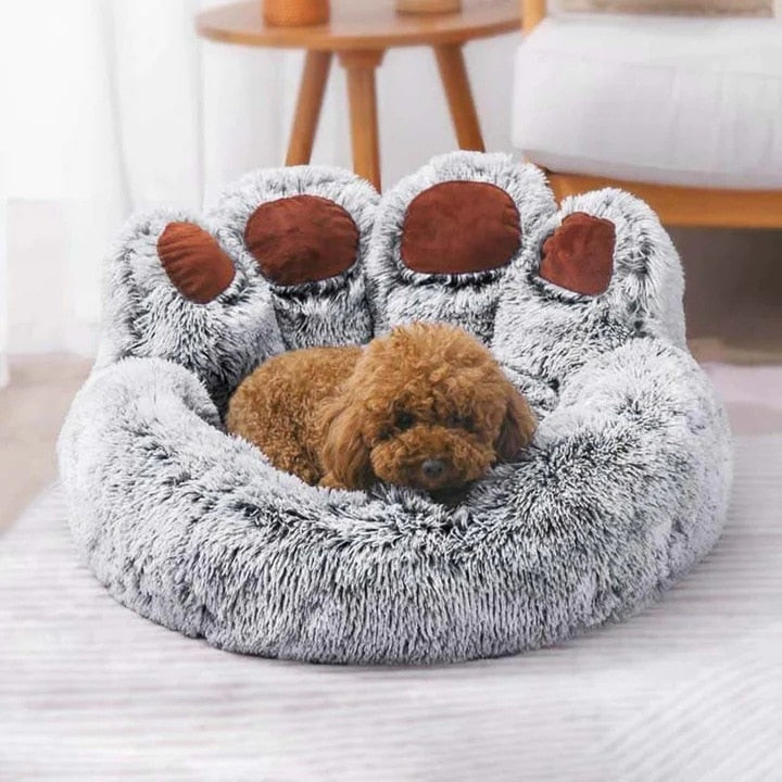 Pet Bed - Bear Paw Shaped Bed