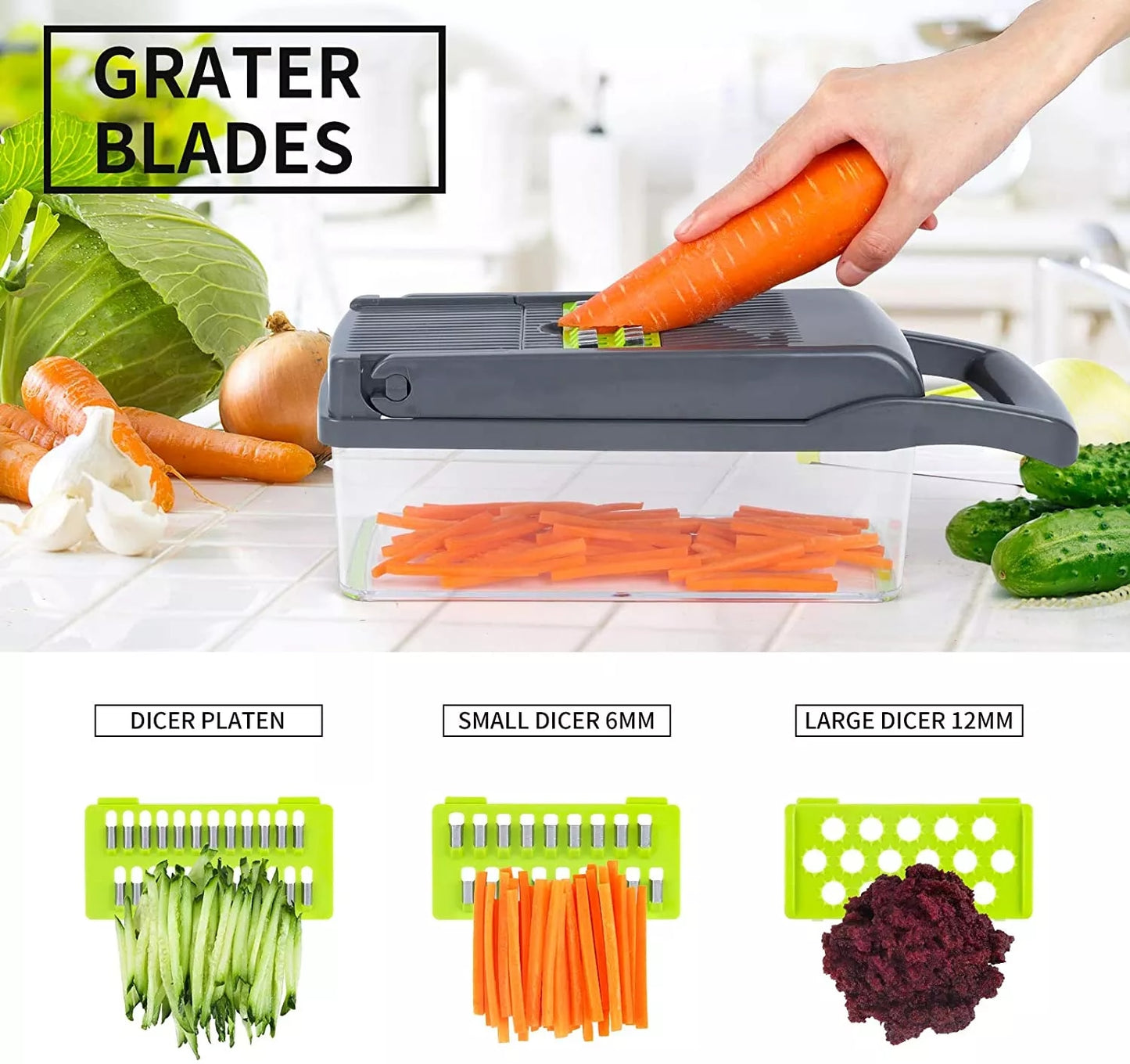 14-in-1 Multifunctional Vegetable Chopper