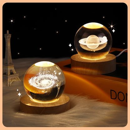 Beautiful Luminous Crystal Night Lights