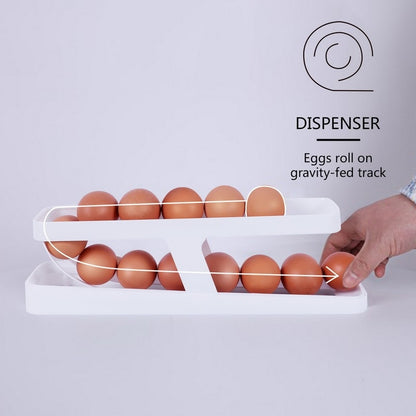 Automatic Scrolling Egg Rack Holder