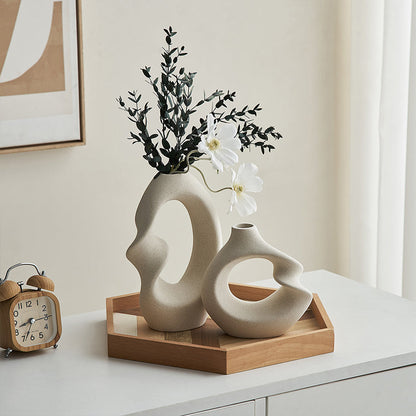 Nordic Ceramic Vases (2 vases)