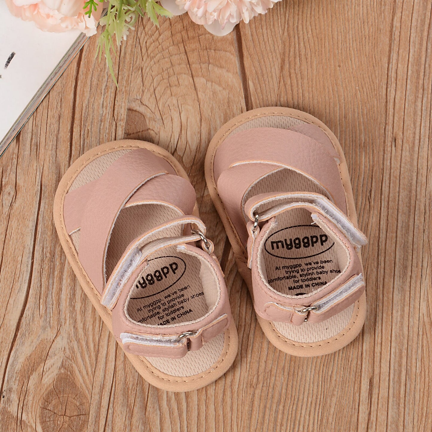 Unisex Baby Leather Sandals (6 colors & styles)