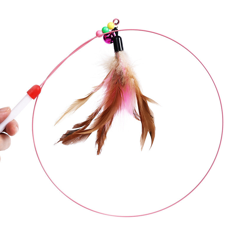 Feathers Tease Cat Toys