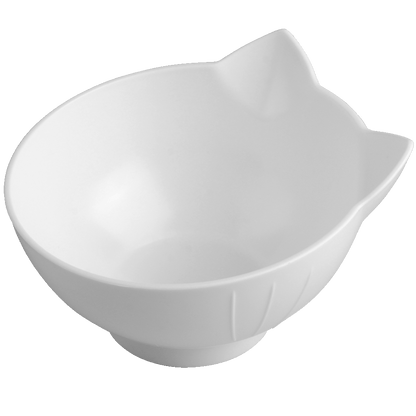 Single or Double Cat/Dog Bowl With Raised Stand (black, white, clear)