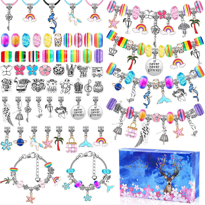 Jewelry Charm Kit with Hundreds of Pieces (various colors & sets)