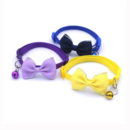 Cat Bow & Bell Collar