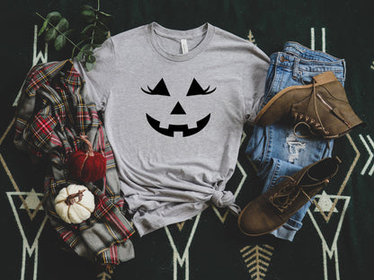Halloween Pumpkin Face T-Shirt