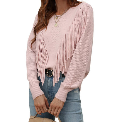 Women Tassels Autumn Sweaters (multi colors)