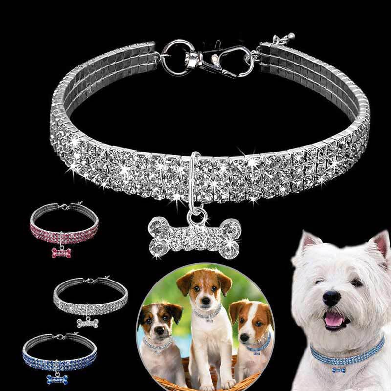 Rhinestone Pet Collar