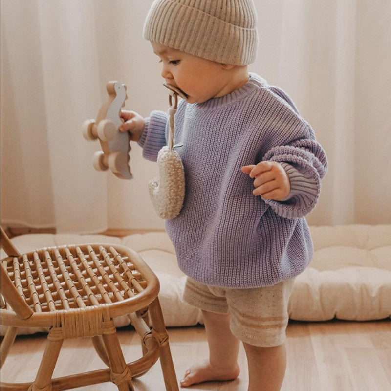 Knitted Sweater Baby Outerwear (5 colors)