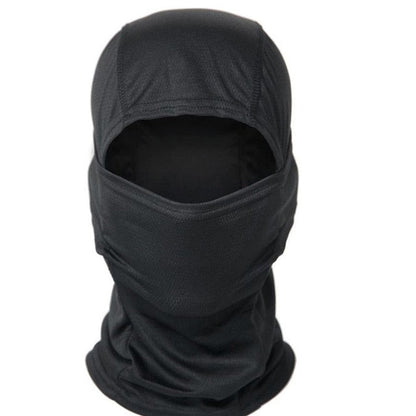 Tactical Camouflage Balaclava Full Face Mask (black & camo)