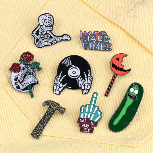 Punk Music Lover Brooches