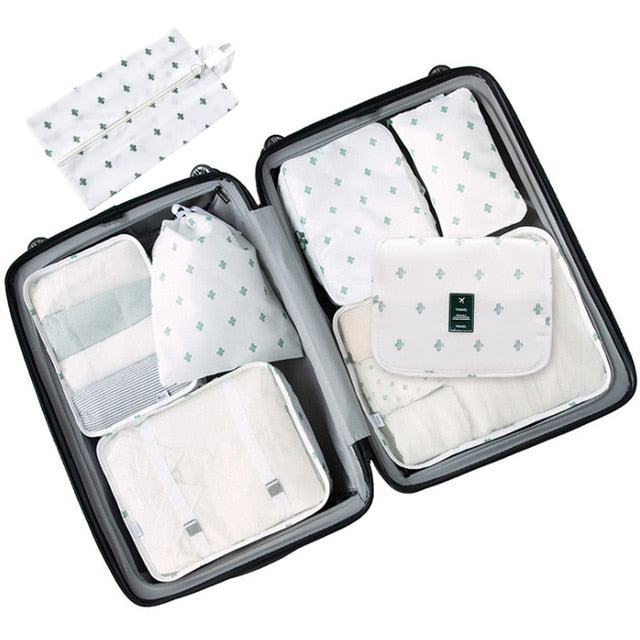 8Pcs/set Large Capacity Travel Organizer Bags