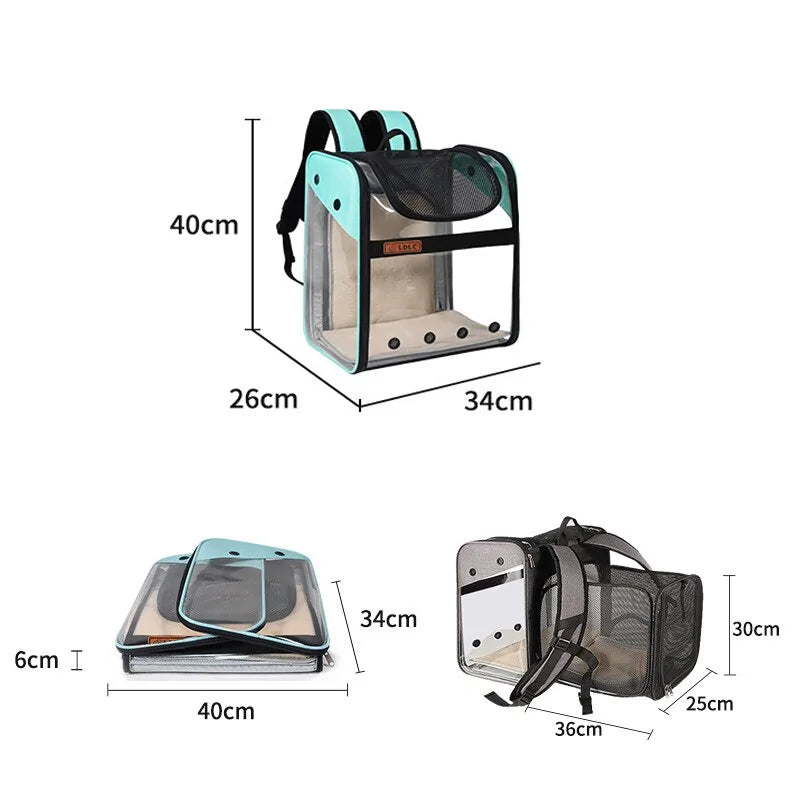 Pet Expandable Backpack (various colors)