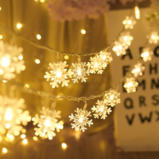 LED Snowflake Christmas Lights