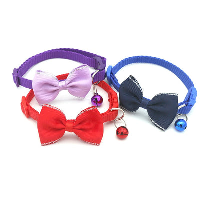 Cat Bow & Bell Collar