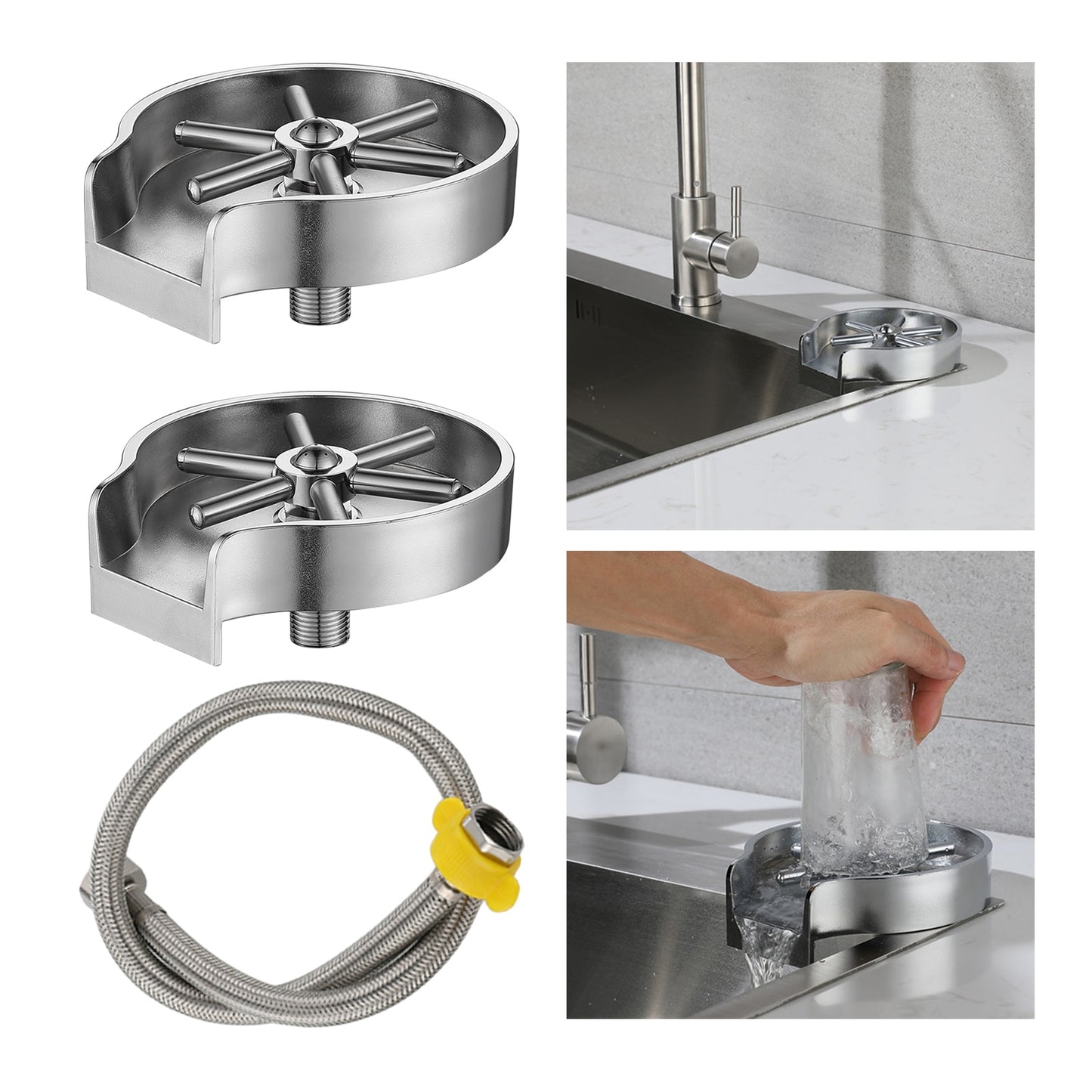 Cup Rinser for Kitchen Sink