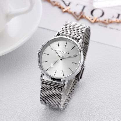 Steel Mesh Japan Quartz Watch (gold or silver)