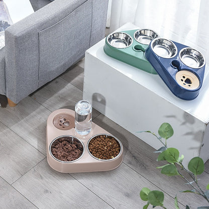 Cat Food & Water Dispenser