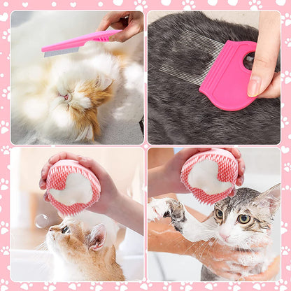 Combination Pet Hair Brush & Tools