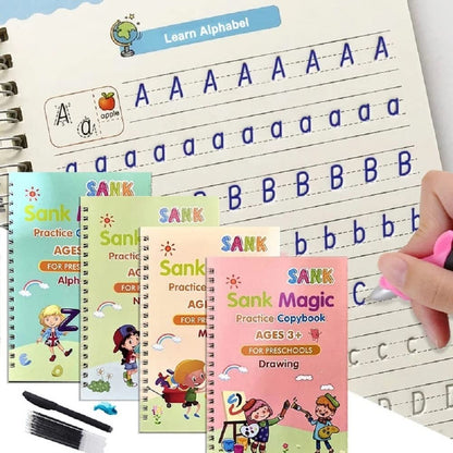 BrightChild Reusable Educational Handwriting Tool & Copy Book