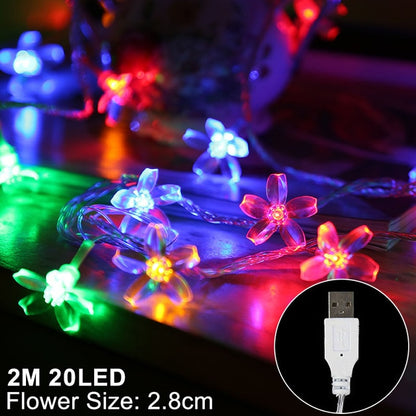 LED Snowflake Christmas Lights