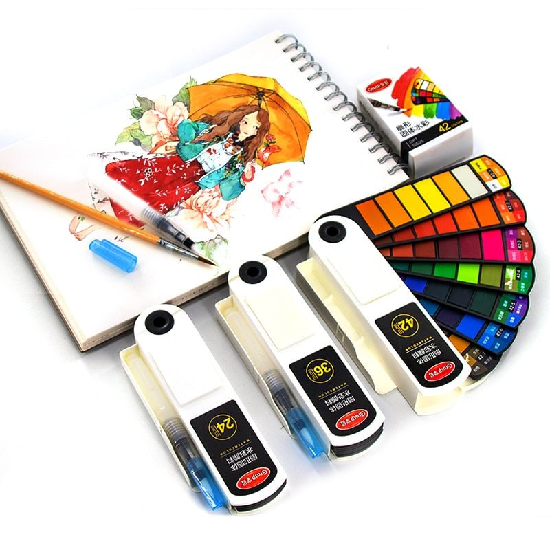 Solid Watercolor Paint Sets