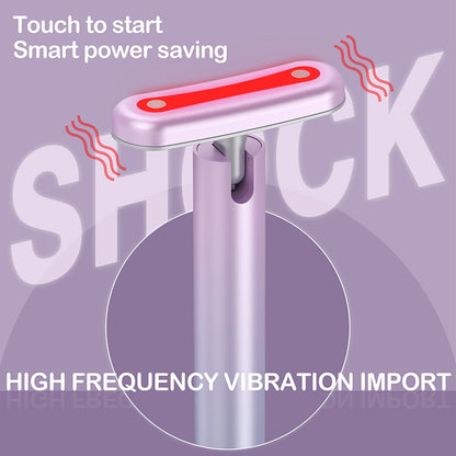 Face Massage Red Light Therapy Wand