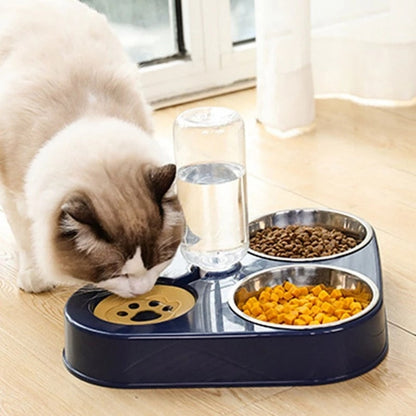 Cat Food & Water Dispenser