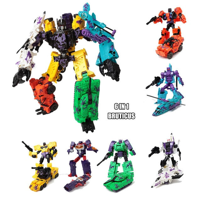 5-in-1 Combiners Transformation Action Figure